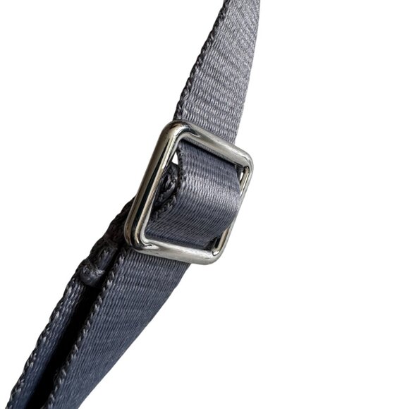 Vera Bradley Deluxe Crossbody Purse Bag Floral Blue Gray Adjustable Strap - Picture 12 of 16